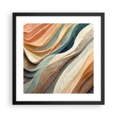 Poster in einem schwarzem Rahmen - Moment vor der Veränderung - 40x40 cm