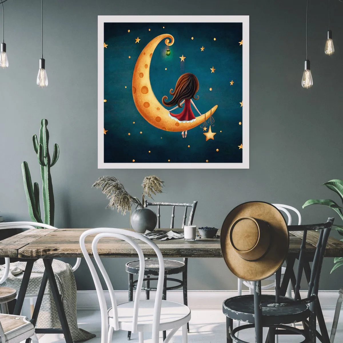 Poster - Einmal… - 60x60 cm