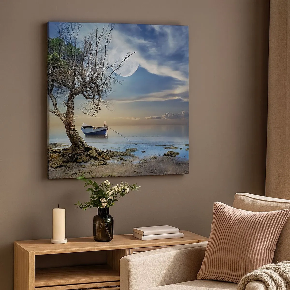 Bild auf Leinwand - Leinwandbild - Ist das das Ende oder der Anfang? - 30x30 cm