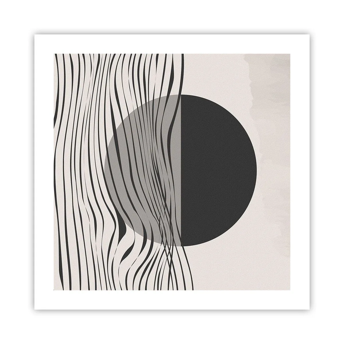 Poster - Halbe Komposition - 50x50 cm