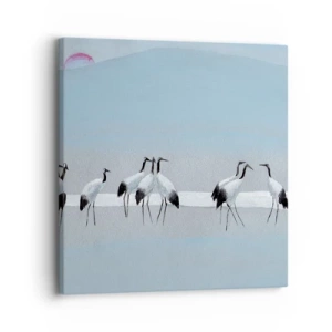 Bild auf Leinwand - Leinwandbild - Nach einem heißen Tag - 30x30 cm