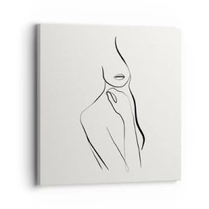 Bild auf Leinwand - Leinwandbild - Eine Welle der Melancholie - 30x30 cm