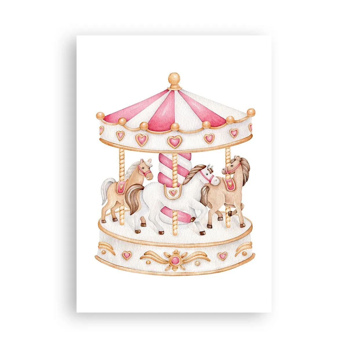 Poster - Süße Welt der Kindheit - 70x100 cm