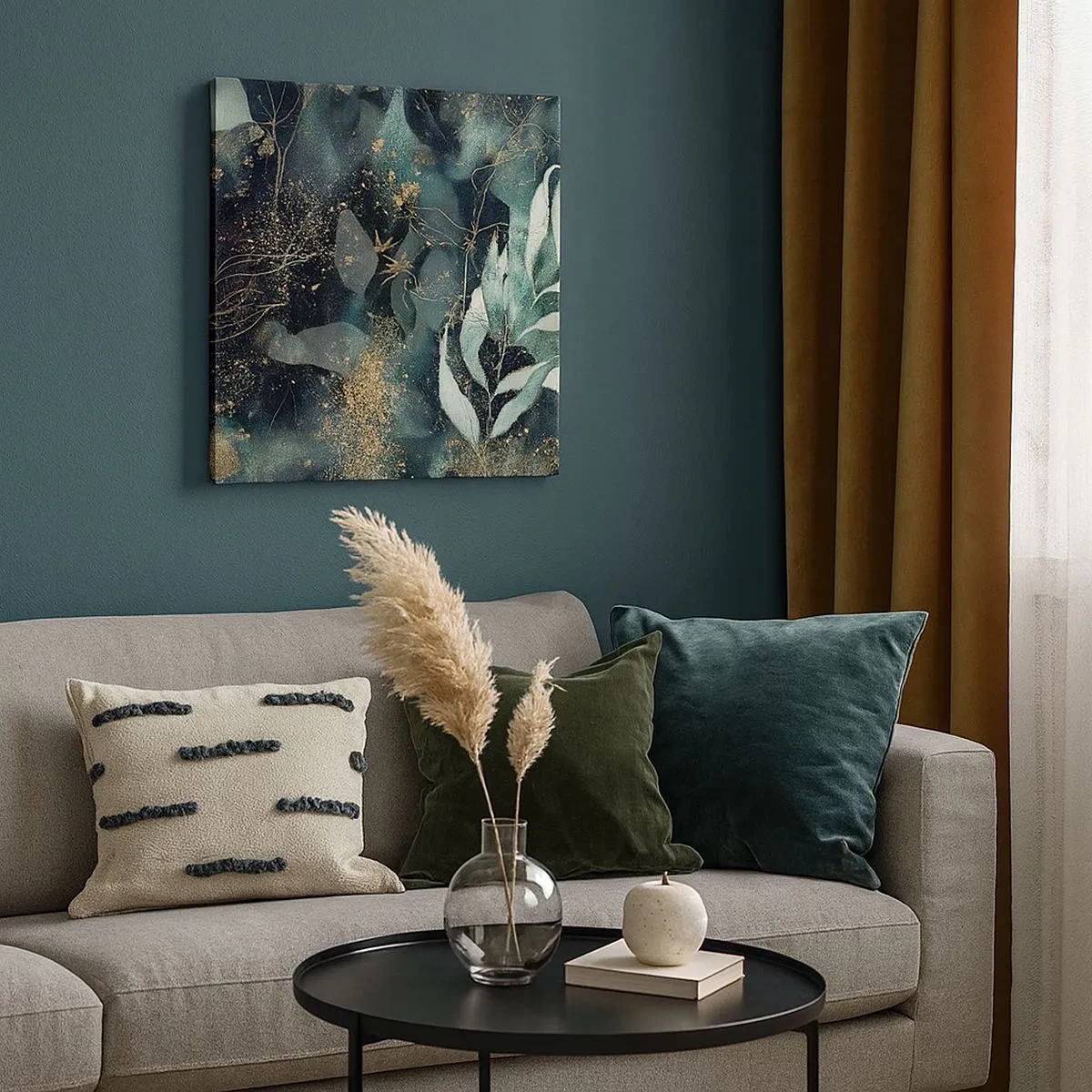 Bild auf Leinwand - Leinwandbild - Zaubergarten - 30x30 cm