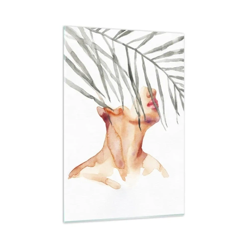 Glasbild - Bild auf glas - Spüre den Puls der Tropen - 80x120 cm