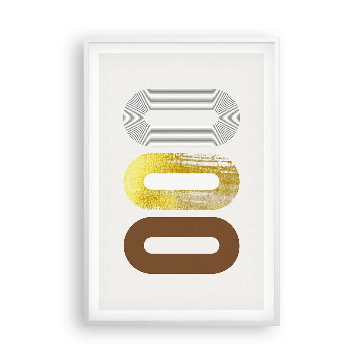 Poster in einem weißen Rahmen - Oooh! - 61x91 cm