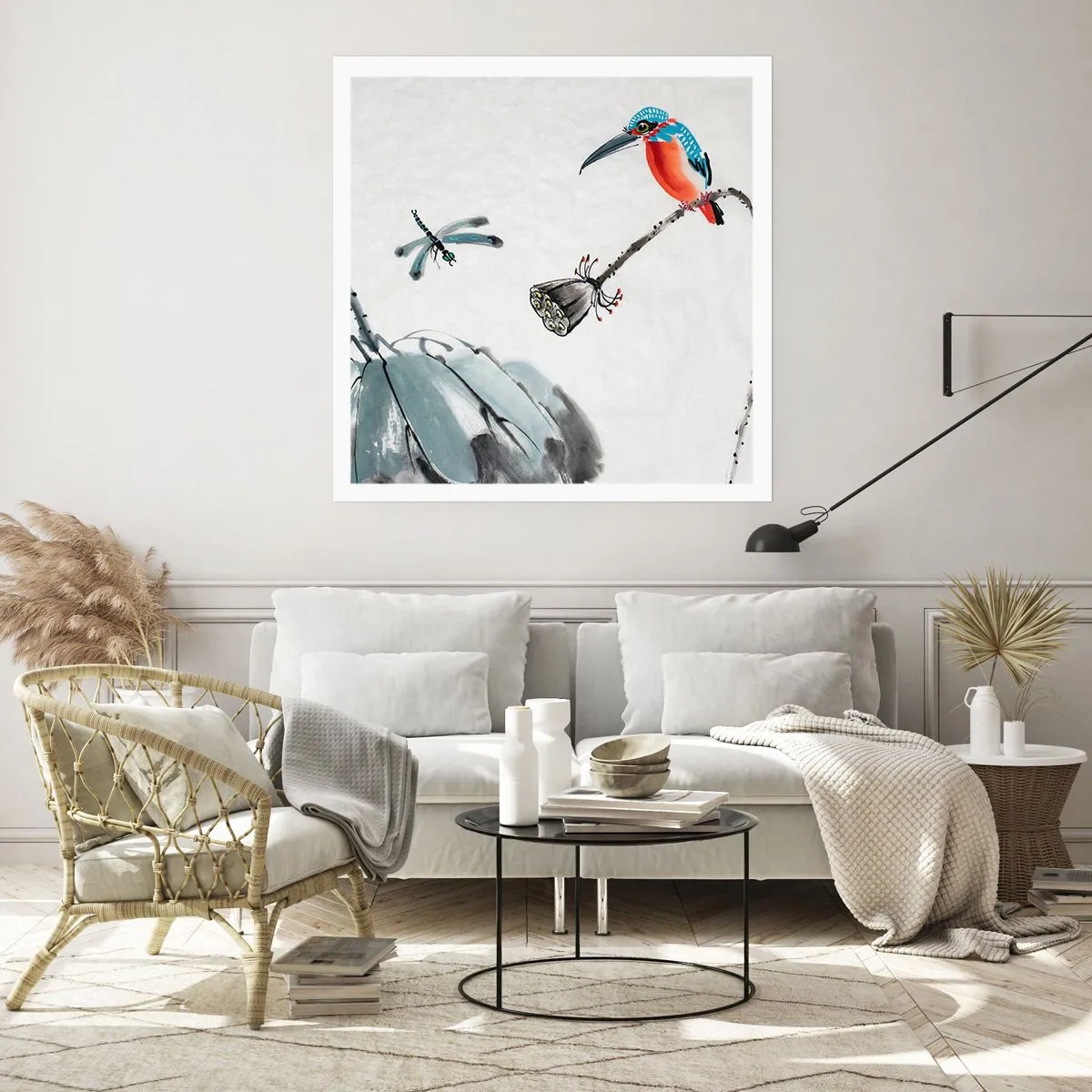 Poster - Das Leben der Wiese - 50x50 cm