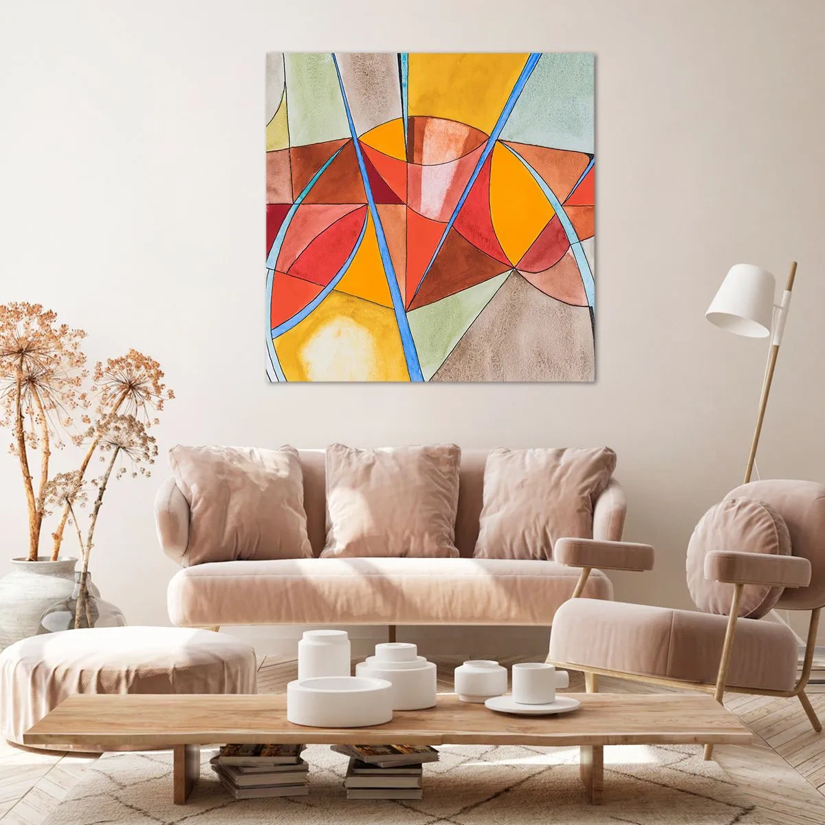 Bild auf Leinwand - Leinwandbild - Das Karussell, das Traumkarussell - 70x70 cm