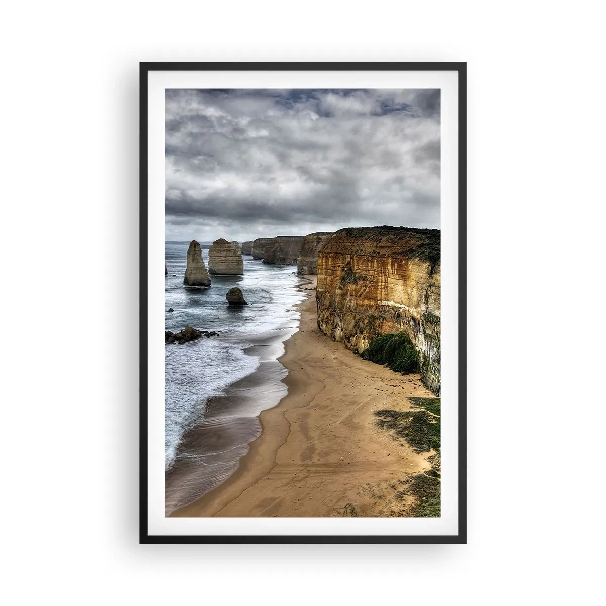 Poster in einem schwarzem Rahmen - Rohe Schönheit - 61x91 cm