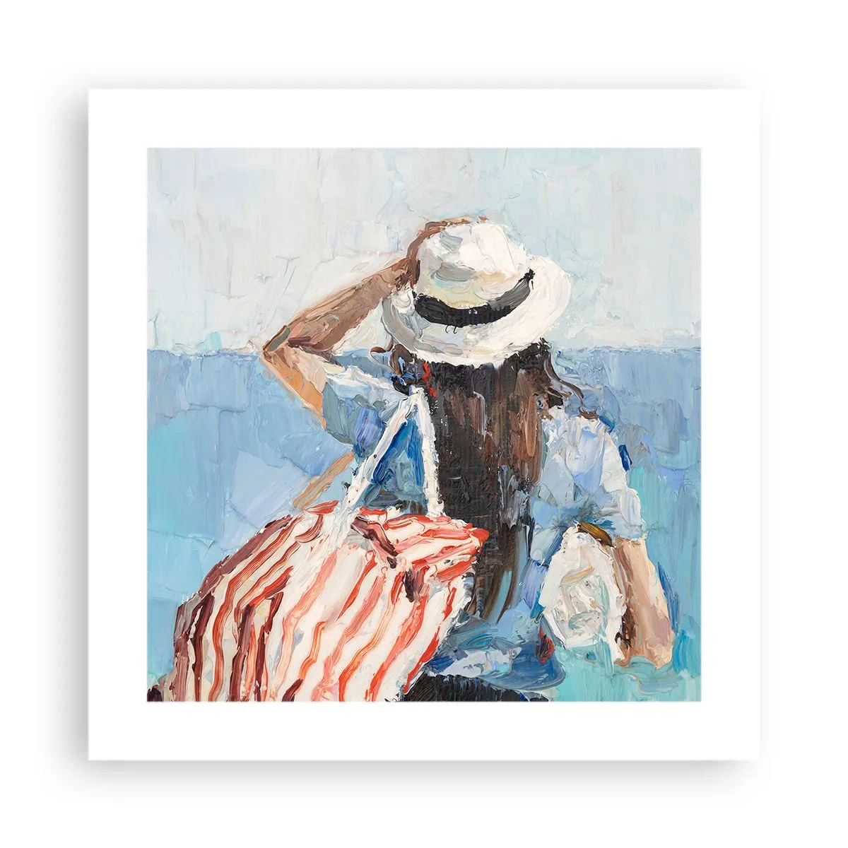 Poster - Willkommen in den Sommerferien - 40x40 cm