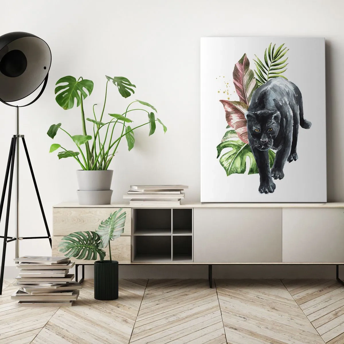 Bild auf Leinwand - Leinwandbild - Wildheit des Herzens - 45x80 cm