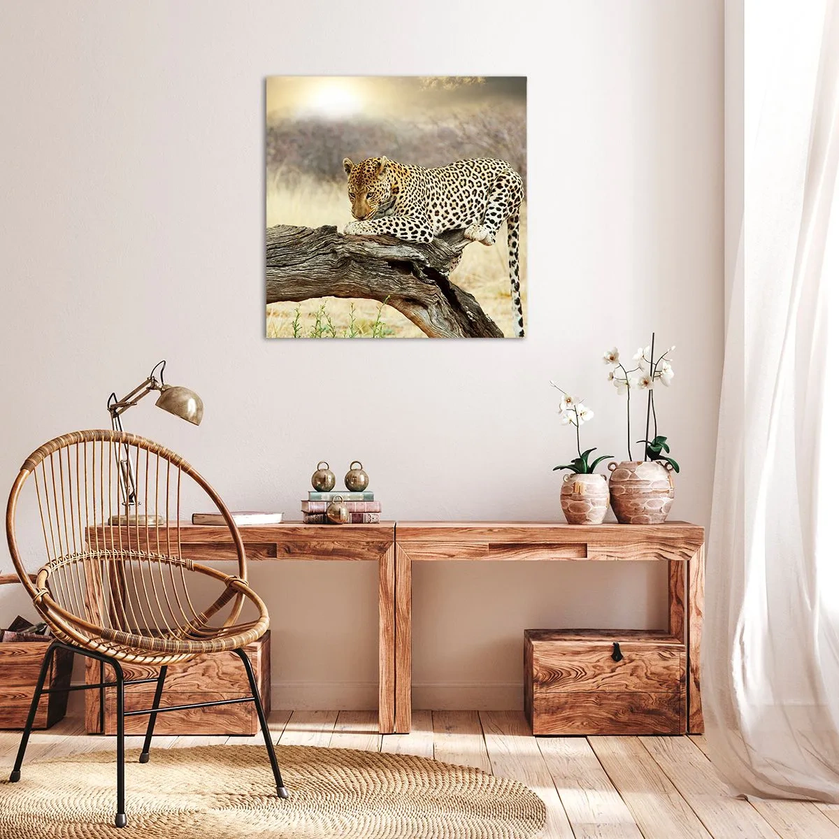 Bild auf Leinwand - Leinwandbild - Ich gehe meine eigenen Wege - 60x60 cm