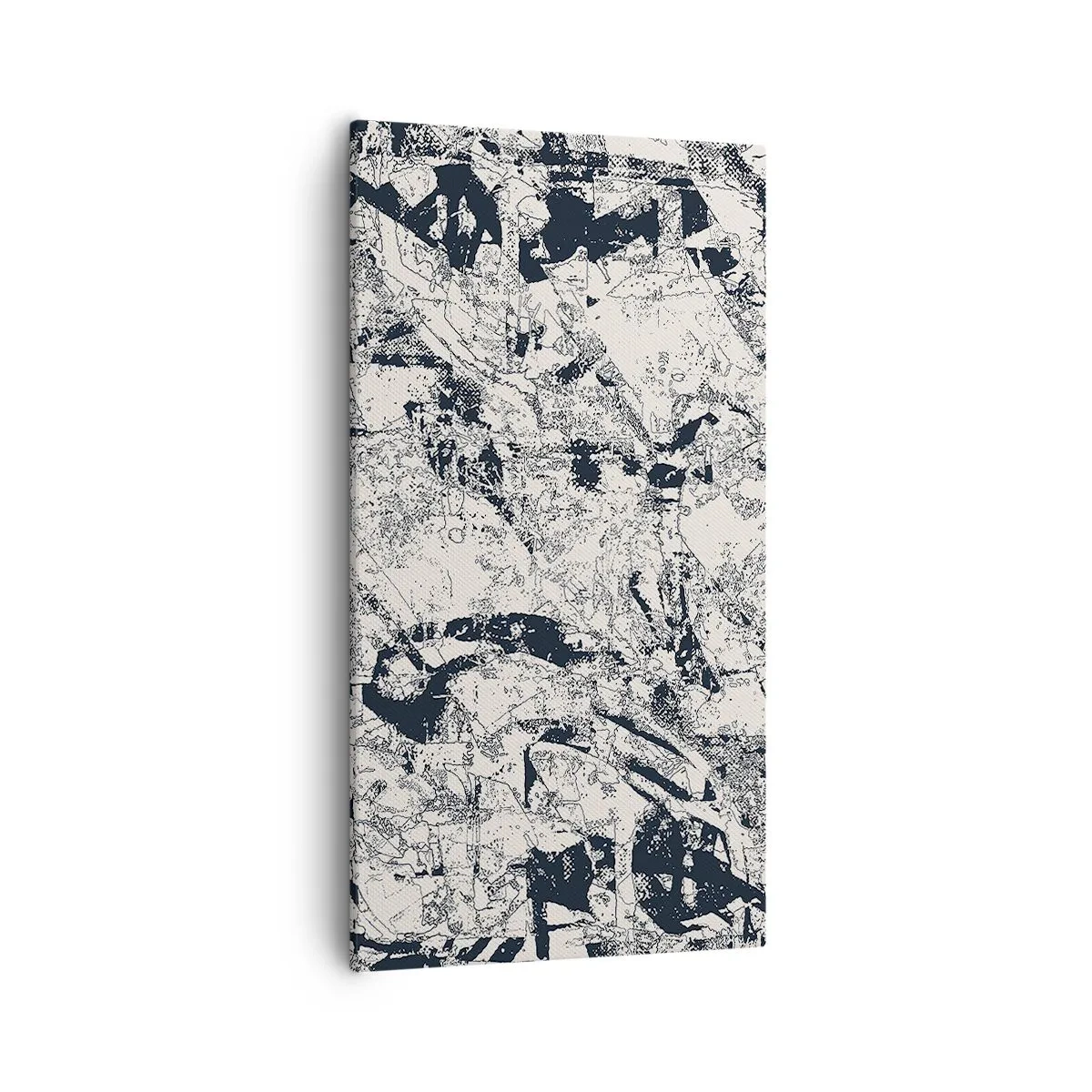 Bild auf Leinwand - Leinwandbild - Durchdringung der Gegensätze - 55x100 cm