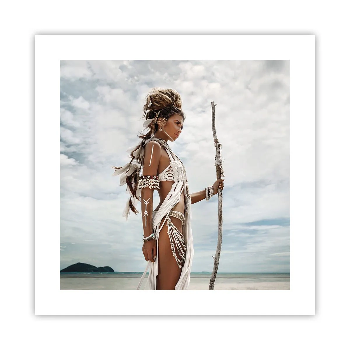 Poster - Königin der Tropen - 40x40 cm