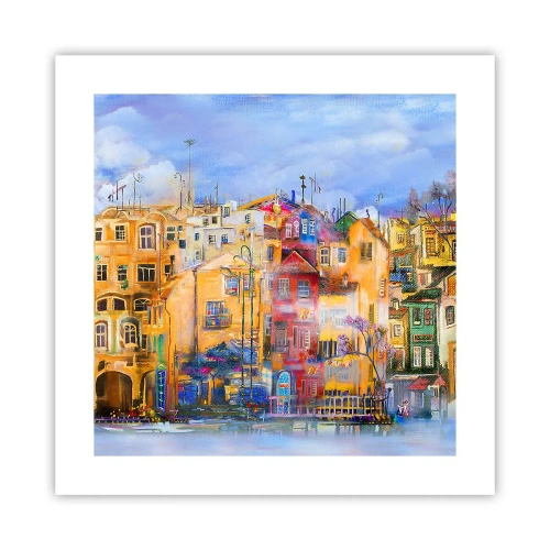 Poster - Wir sind zusammen - 40x40 cm