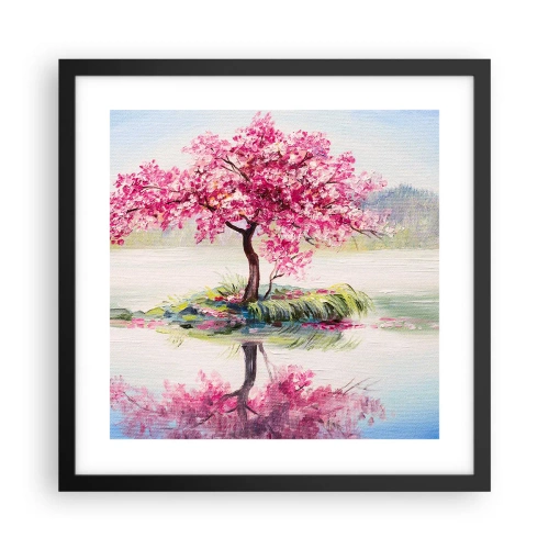 Poster in einem schwarzem Rahmen - Der Ritus des Frühlings - 40x40 cm