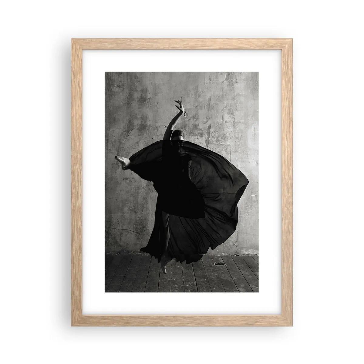 Poster in einem Rahmen aus heller Eiche - Leidenschaftlicher Gürtel - 30x40 cm