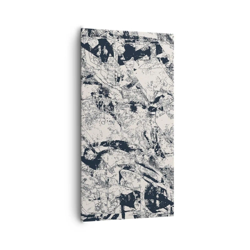 Bild auf Leinwand - Leinwandbild - Durchdringung der Gegensätze - 65x120 cm