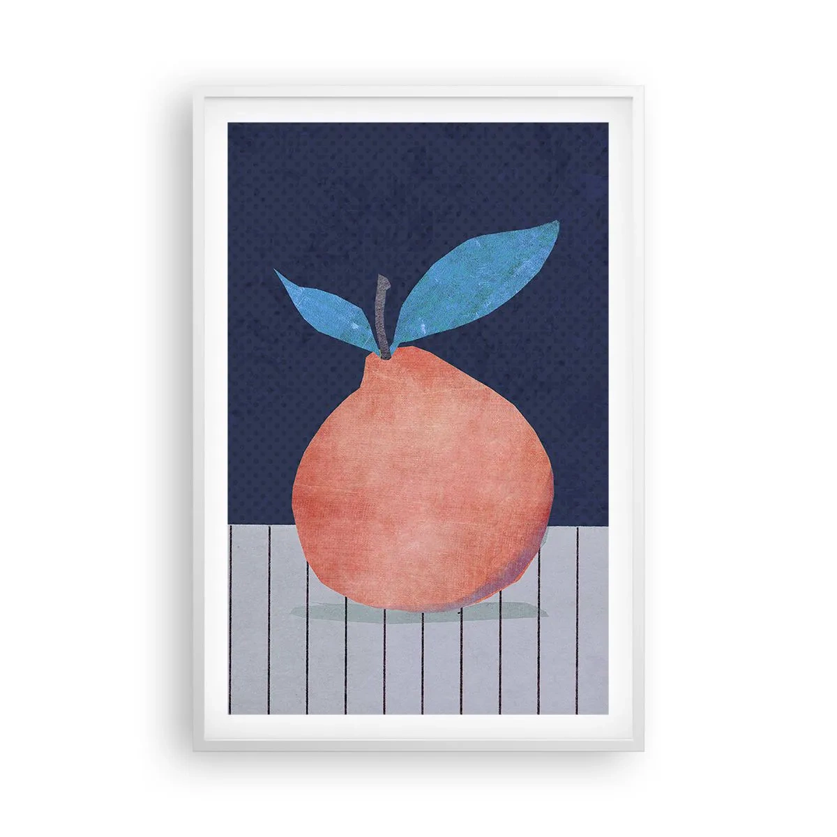 Poster in einem weißen Rahmen - Konvexität und Ebene - 61x91 cm