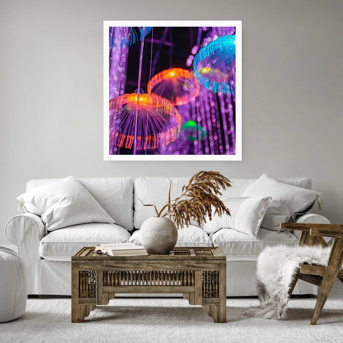 Poster - Lichtbrunnen - 40x40 cm