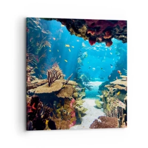 Bild auf Leinwand - Leinwandbild - Du hast es noch nicht einmal geträumt - 70x70 cm