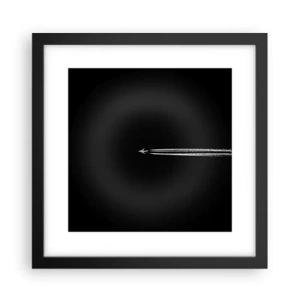 Poster in einem schwarzem Rahmen - In eine andere Dimension - 30x30 cm