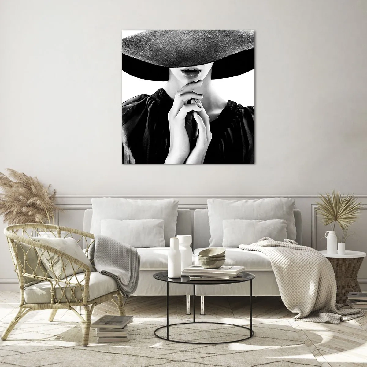 Glasbild - Bild auf glas - Versteckte Schönheit - 40x40 cm