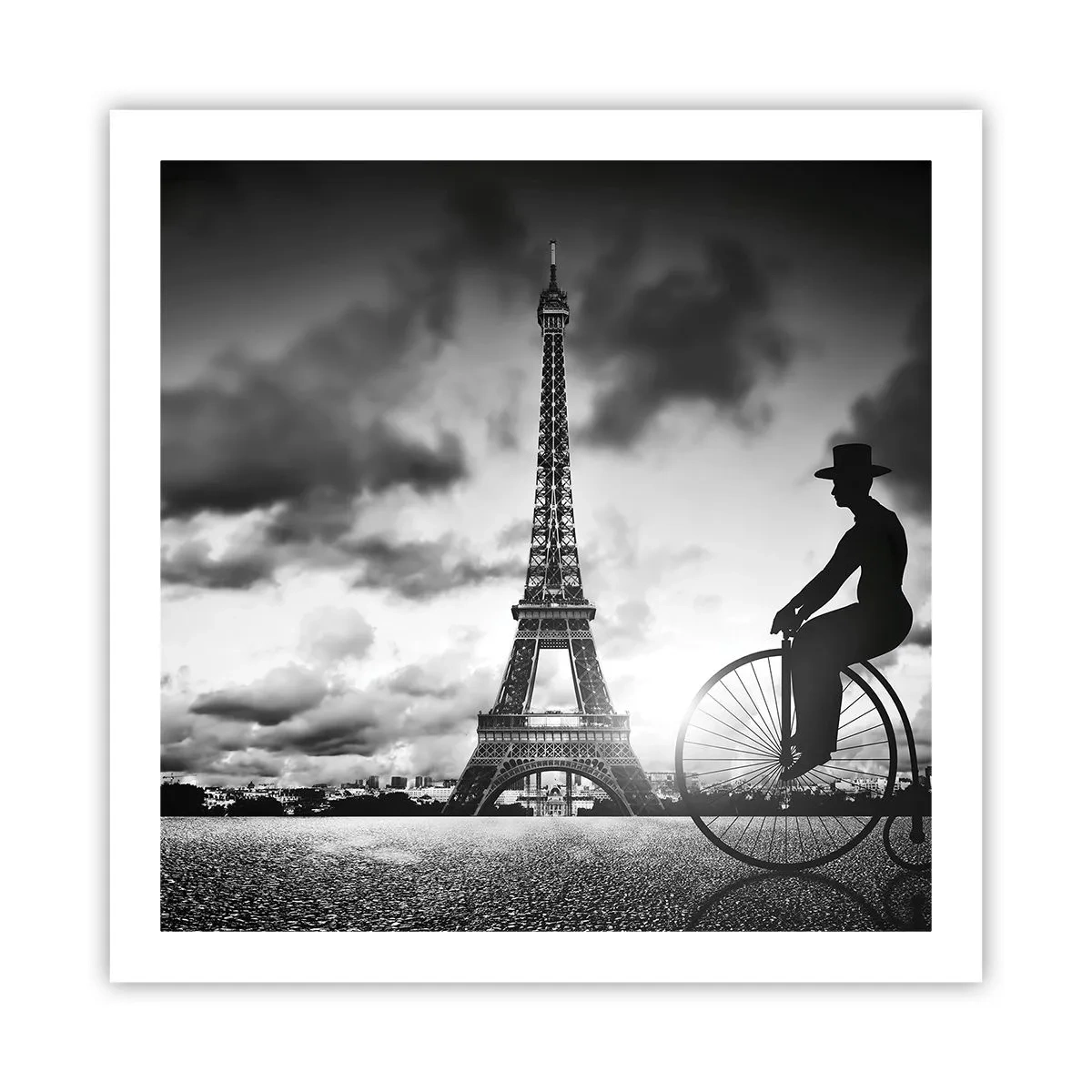 Poster - Sehnsucht nach Belle Epoque - 60x60 cm