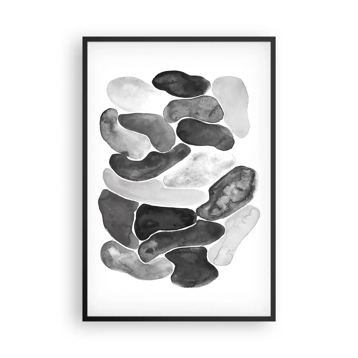 Poster in einem schwarzem Rahmen - Felsige Abstraktion - 61x91 cm