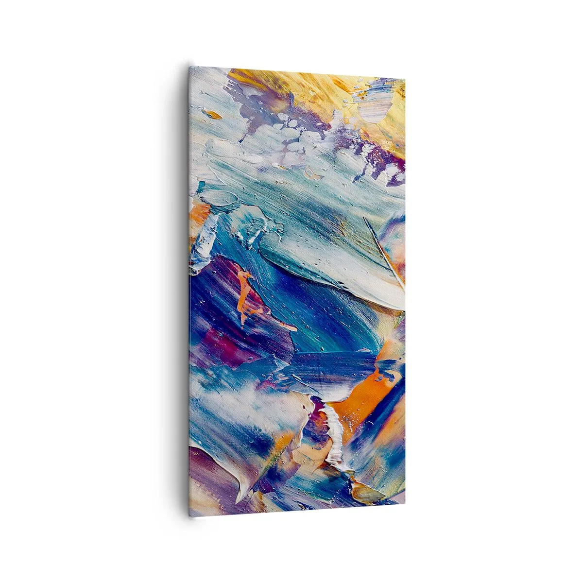 Bild auf Leinwand - Leinwandbild - Farbverwirrung - 65x120 cm