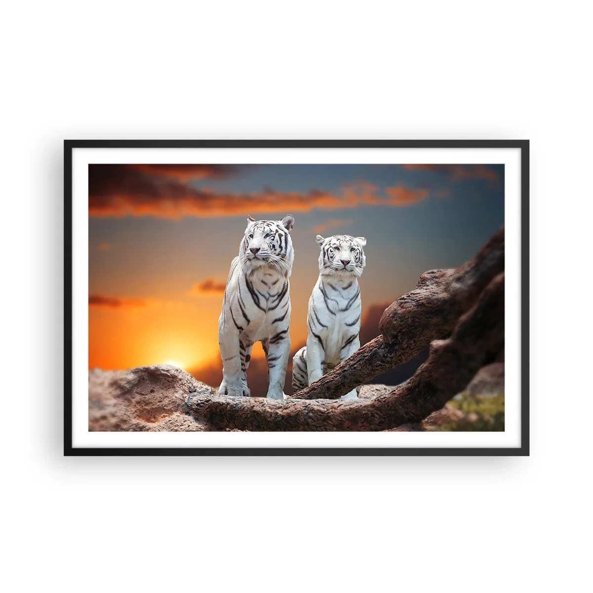 Poster in einem schwarzem Rahmen - Genau wie Narnia - 91x61 cm