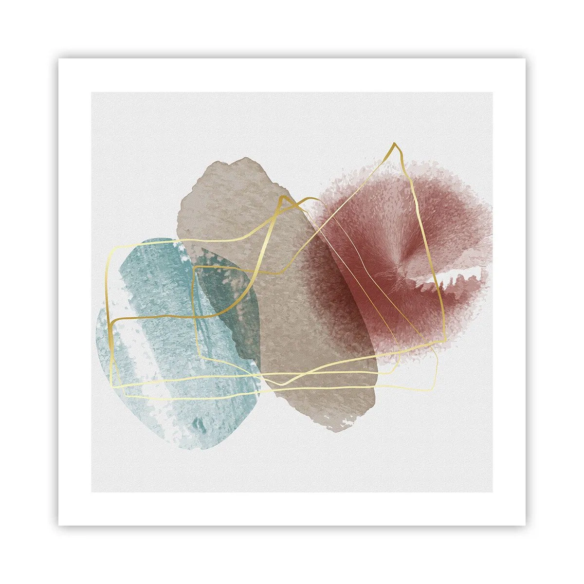 Poster - Korallen des Weltraums - 50x50 cm