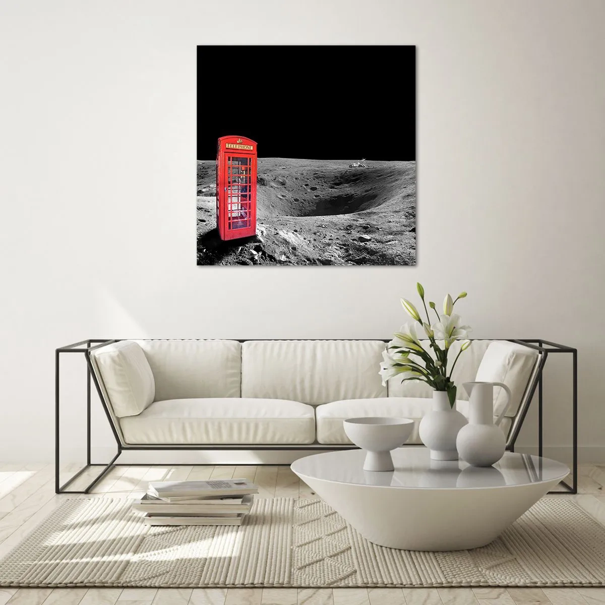 Glasbild - Bild auf glas - Ein kosmischer Witz - 50x50 cm