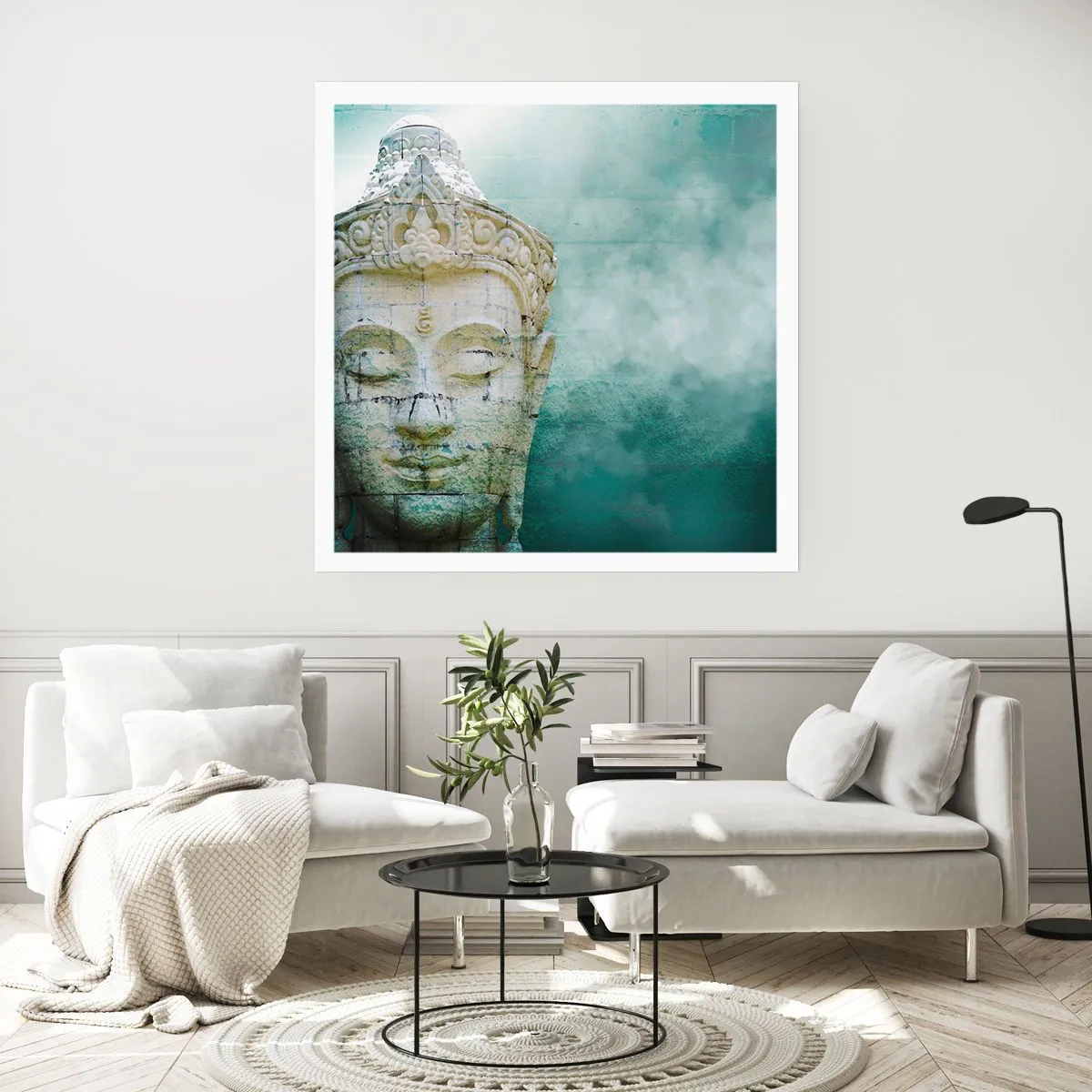 Poster - Auf der Suche nach dem Licht - 50x50 cm