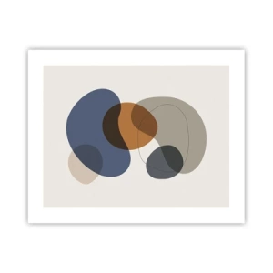 Poster - Farbtropfen - 50x40 cm