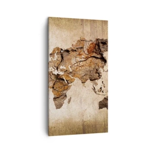 Bild auf Leinwand - Leinwandbild - Entdeckung der Welt - 45x80 cm