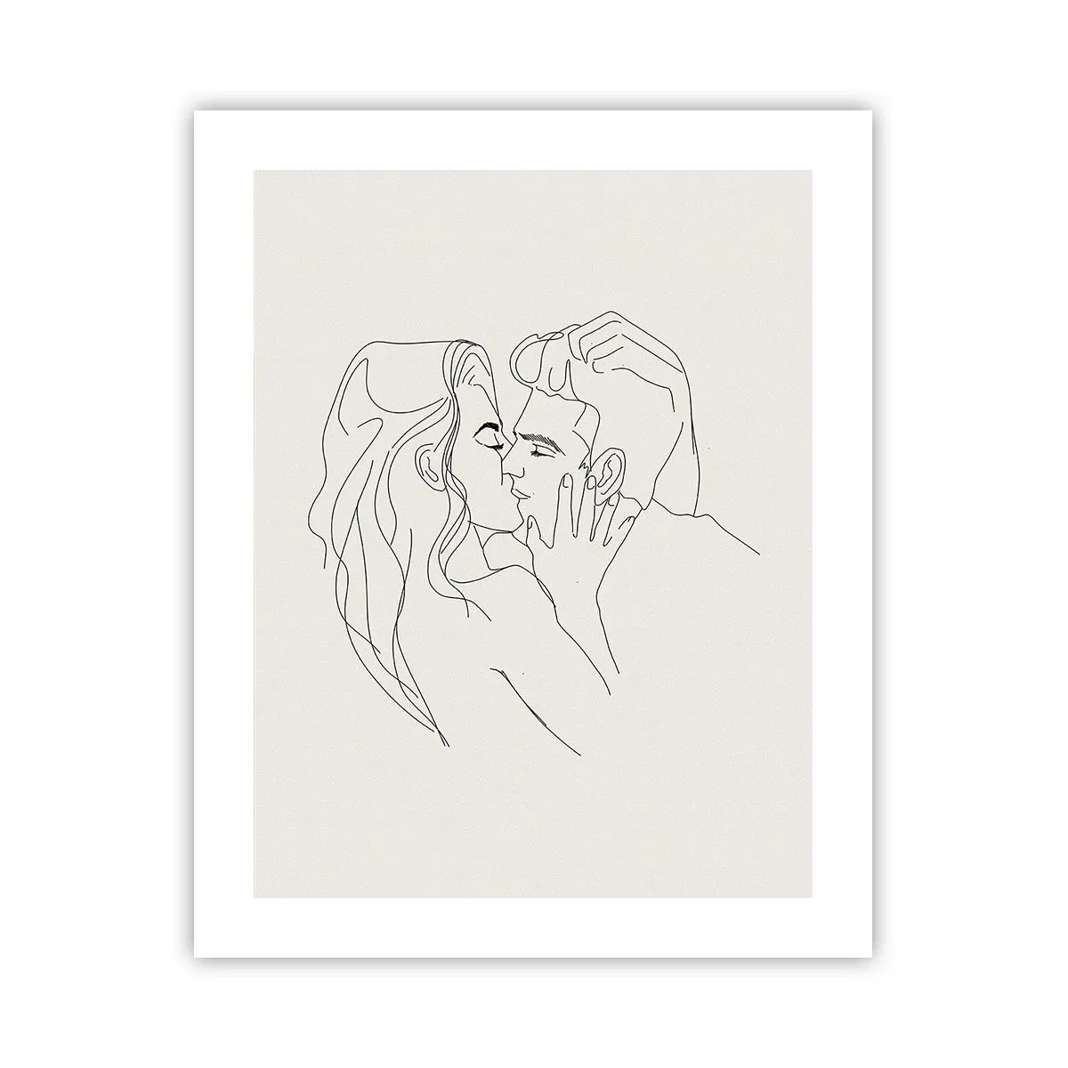 Poster - Verstrickt im Gefühl - 40x50 cm
