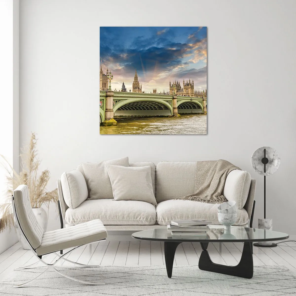 Glasbild - Bild auf glas - Im Imperium ist die Zeit stehen geblieben - 70x70 cm