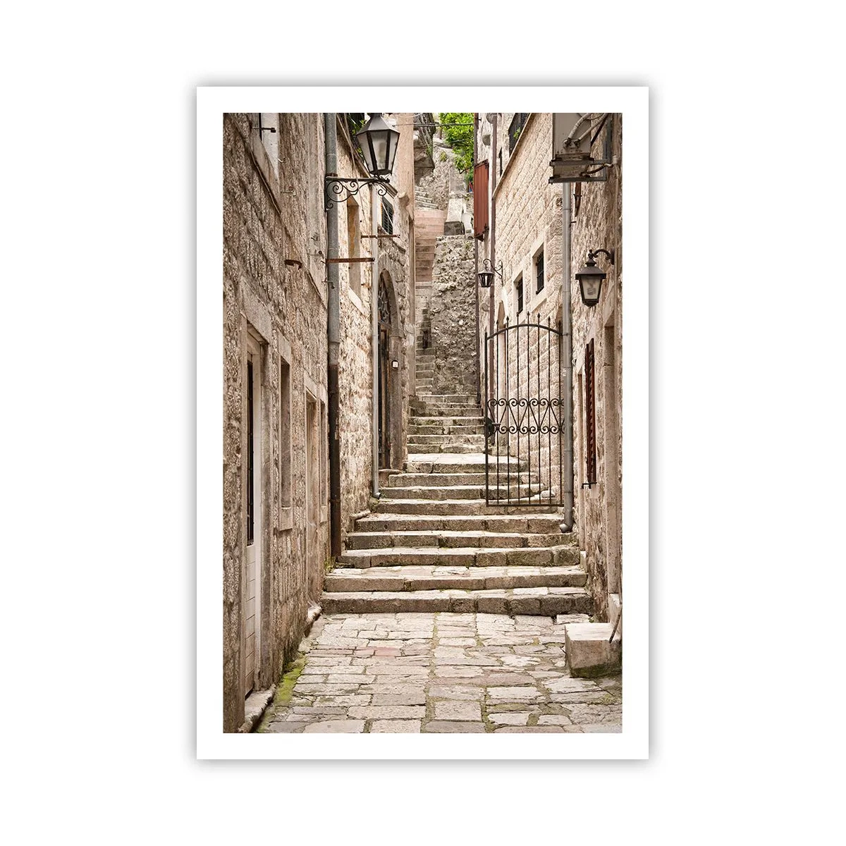 Poster - Eine magische alte Gasse - 61x91 cm