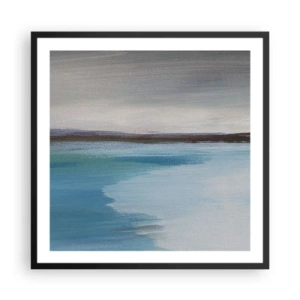 Poster in einem schwarzem Rahmen - Horizontale Landschaft - 60x60 cm