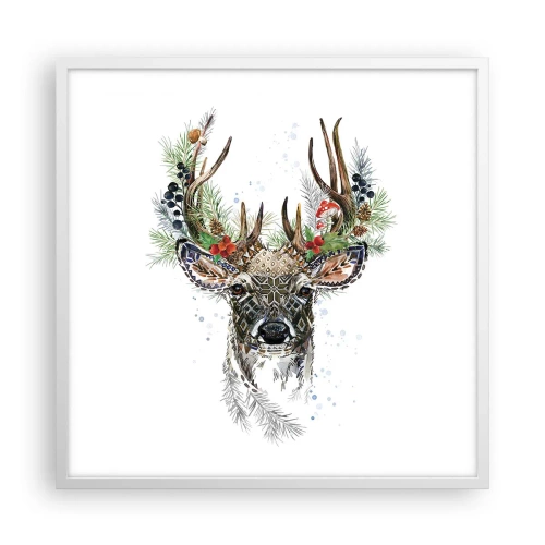 Poster in einem weißen Rahmen - Im festlichen Gewand - 60x60 cm