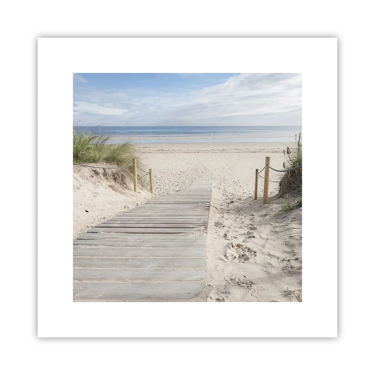 Poster - Bis zum Horizont - 30x30 cm