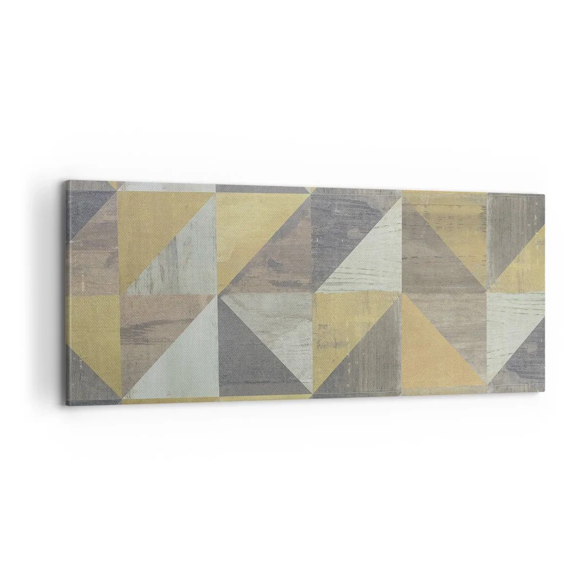 Bild auf Leinwand - Leinwandbild - Am Winkel des Dreiecks - 100x40 cm