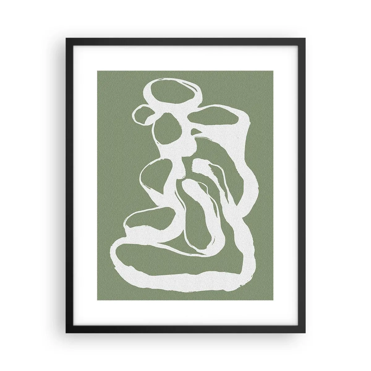 Poster in einem schwarzem Rahmen - Ruf des Weltraums - 40x50 cm