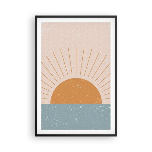 Poster in einem schwarzem Rahmen - Alltägliches Wunder - 61x91 cm