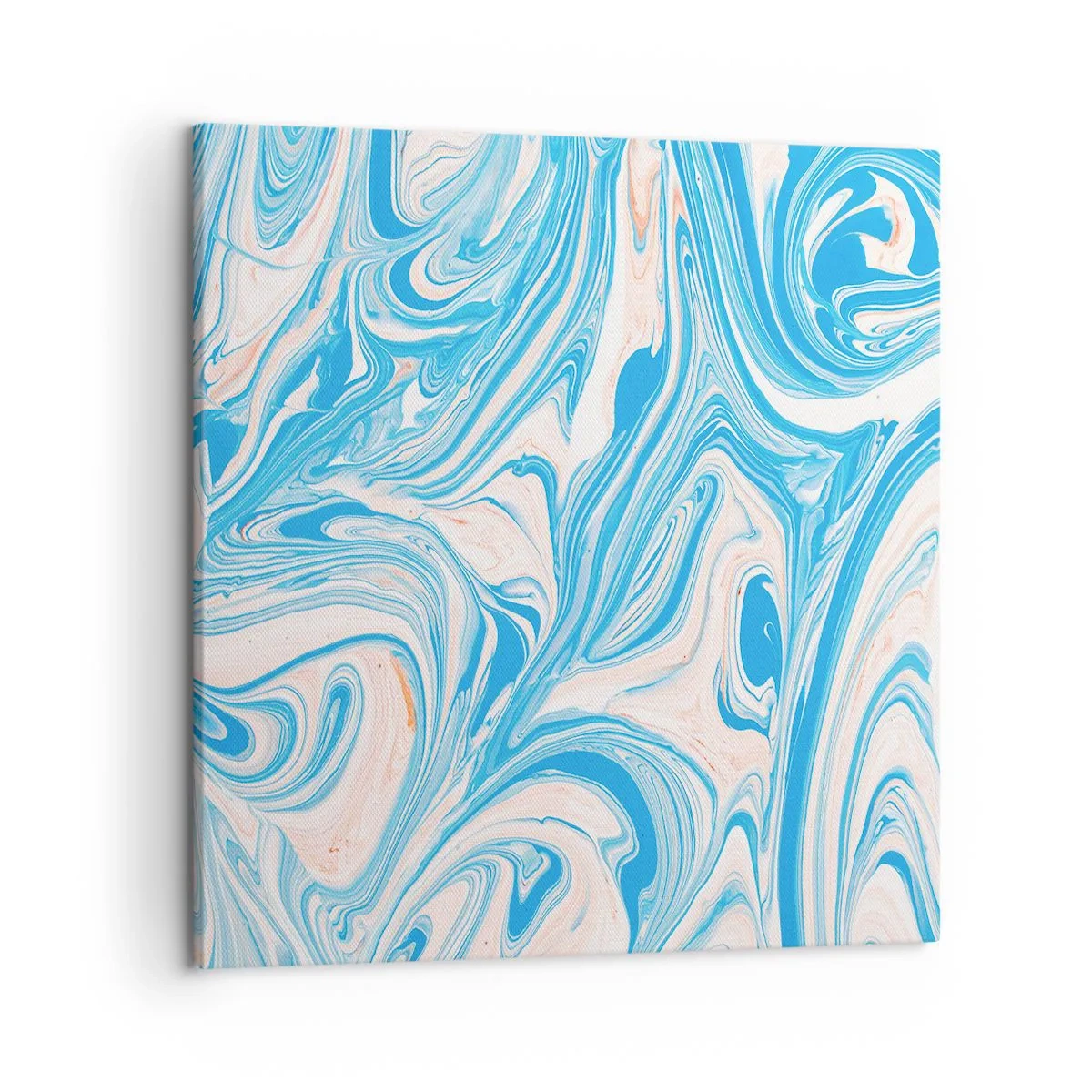 Bild auf Leinwand - Leinwandbild - Sumpf in Türkis - 50x50 cm