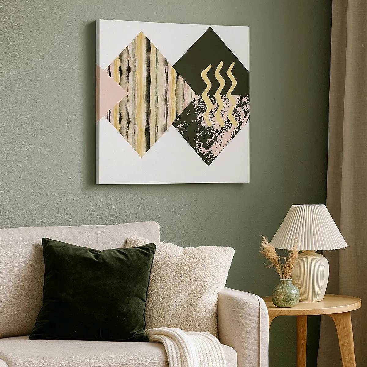 Bild auf Leinwand - Leinwandbild - Es ist nicht so einfach - 30x30 cm