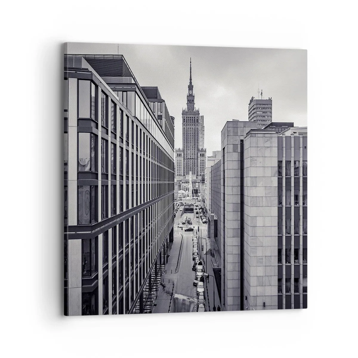 Bild auf Leinwand - Leinwandbild - Warschauer Tal - 70x70 cm