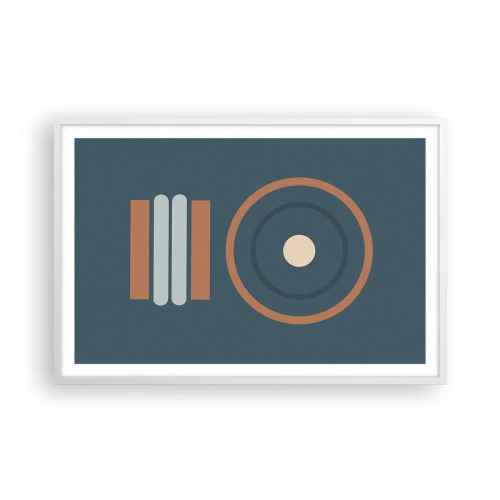 Poster in einem weißen Rahmen - Das Wesen der Dinge - 91x61 cm