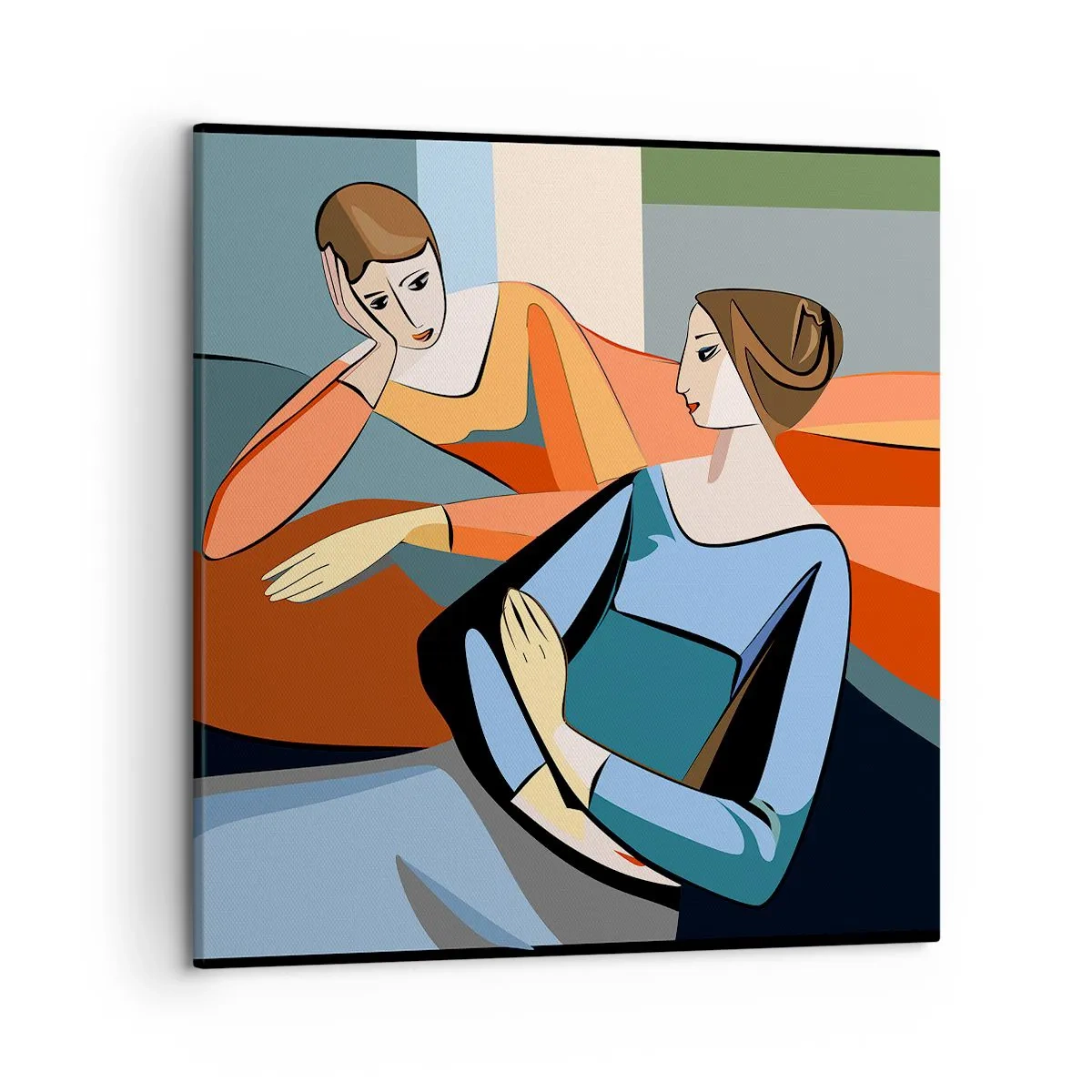 Bild auf Leinwand - Leinwandbild - Moment der Zuversicht - 50x50 cm